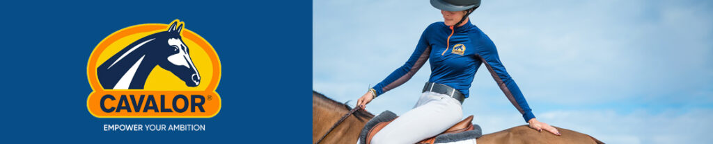 cavalor banner en paard